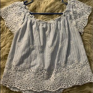 Hollister off the shoulder shirt